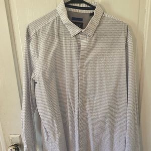 Joseph Abboud JOE brand White Button Down Shirt. Slim Fit XL